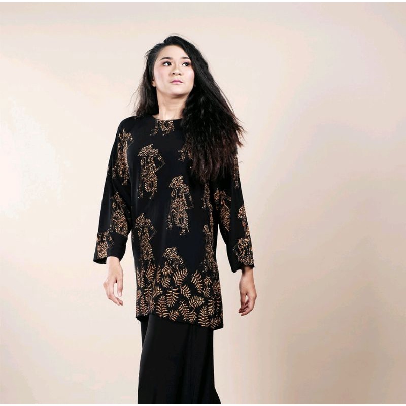 Blouse amanda wayang batik cap
