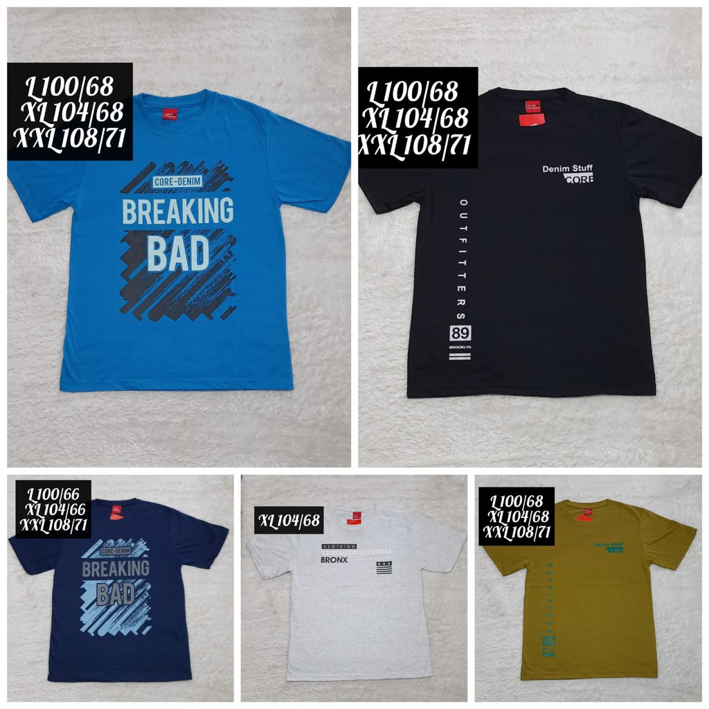 Super R Kaos Oblong Cowok / Pria Dewasa original branded Ramayana Murah