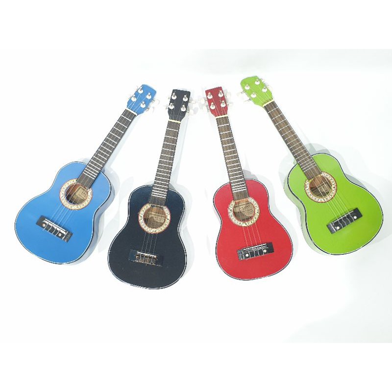 Ukulele Warna Warni Murah Buat Pemula Atau Kado Jakarta Bonus Pick Senar 4 Dan Senar 3 Indonesia