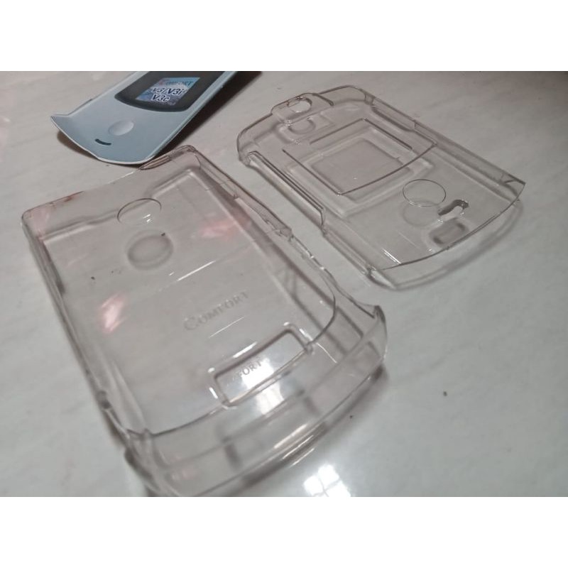 mike bening transparan motorola v3 case transparan v3i