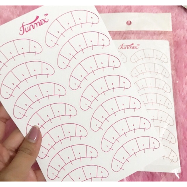 Funmix mapping tools eyelash extension sticker / eyepatch sticker eyelash