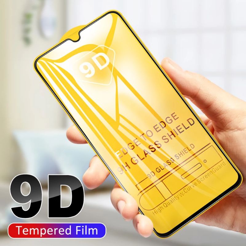 Tempered Glass 9D Samsung M12 M02 M30s M31 M21 Full Cover 11D High Quality
