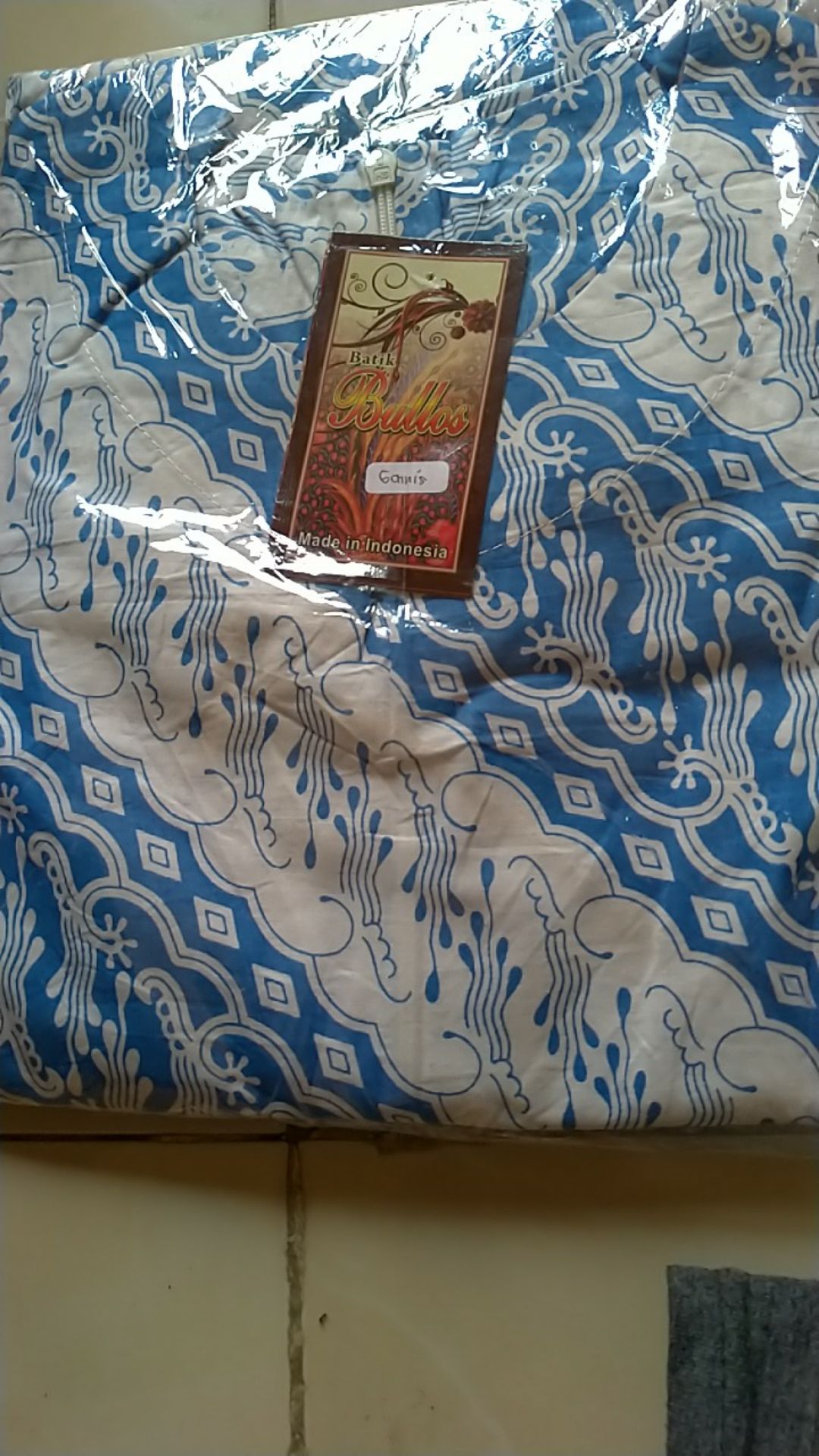 Gamis Zahra Biru Shibori Batik Indigo Sibori Handmade Muslim Long Maxi Seragam Pesta Kerja Kondangan