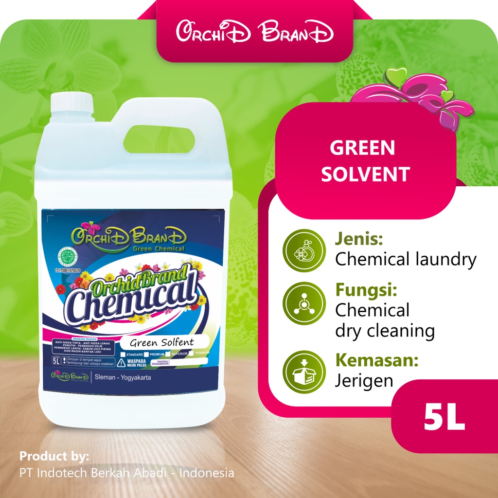 Jual green solvent cairan dry cleaning chemical 5 liter Shopee Indonesia