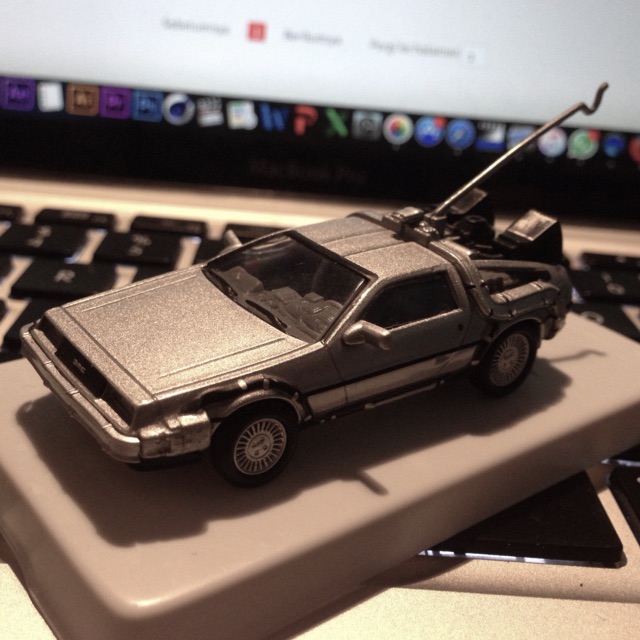 Malibu International Reel Rides Back To The Future '81 Delorean DMC 12 Time Machine