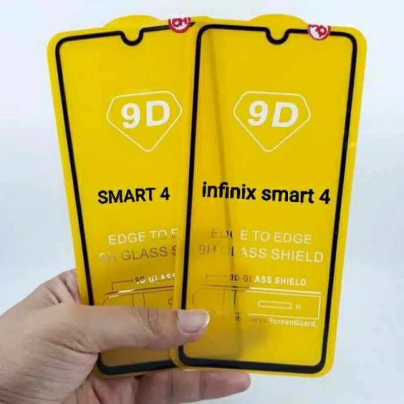 TEMPERED GLASS WARNA INFINIX SMART 4 ANTI GORES KACA FULL COVER