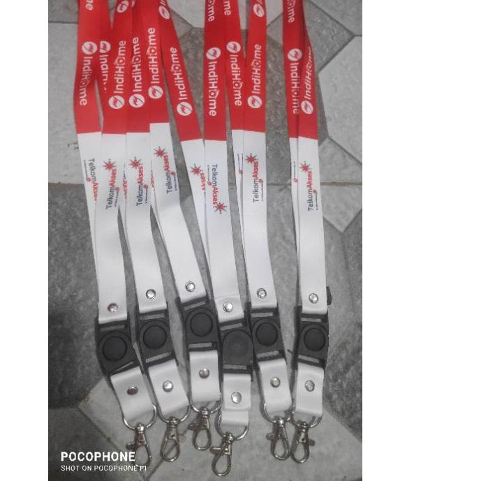 

10.10 sale paket tali lanyard id card Telkom akses Indihome printing ecer
