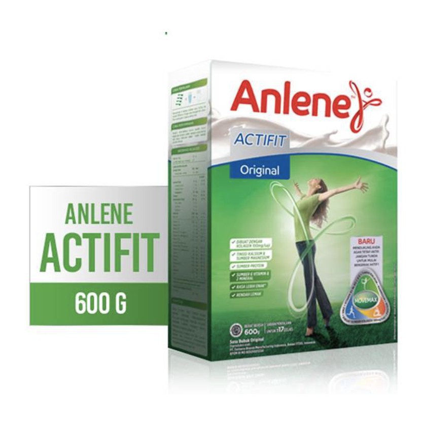 

Anlene Actifit - Susu Bubuk 600 gr Original / Vanilla / Choco