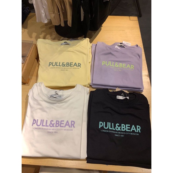 Tshirt logo Woman Pull and bear original