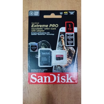 Sandisk Extreme Pro Micro Sd 1TB Memory Card - 200MB/s