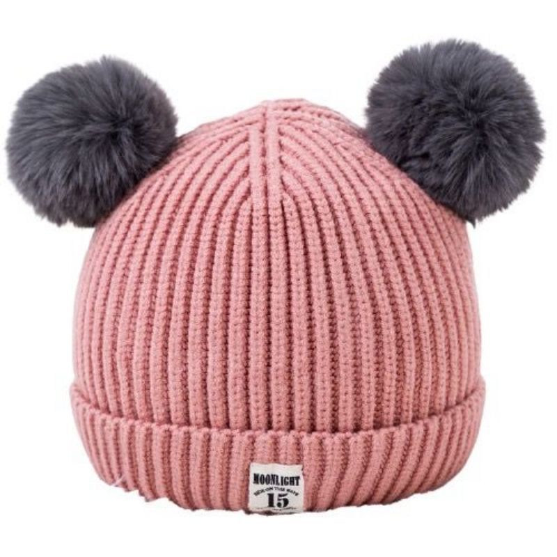 Topi kupluk rajut anak bayi pom pom premium |fashion