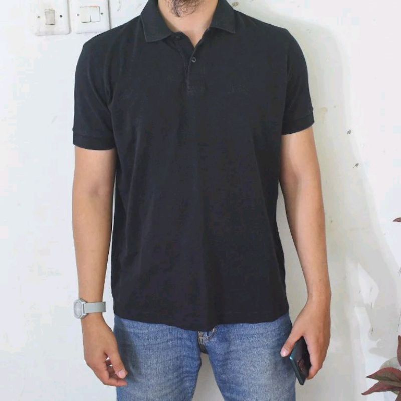 kaos polo higo boss original second kaos kerah