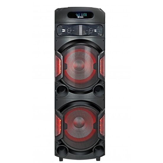 speaker portable gmc 899h 2 mic wireless