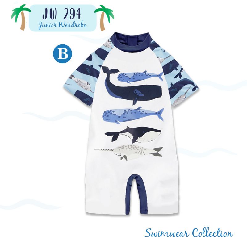 Baju Renang 1 piece kid swimwear JW 294