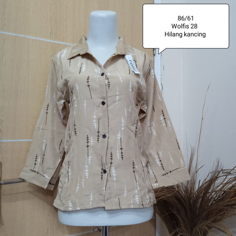 PRELOVED THRIFT KEMEJA WANITA // KEMEJA WANITA // PRELOVED KEMEJA // THRIIFT KEMEJA // THRIFT KEMEJA BEKAS-25