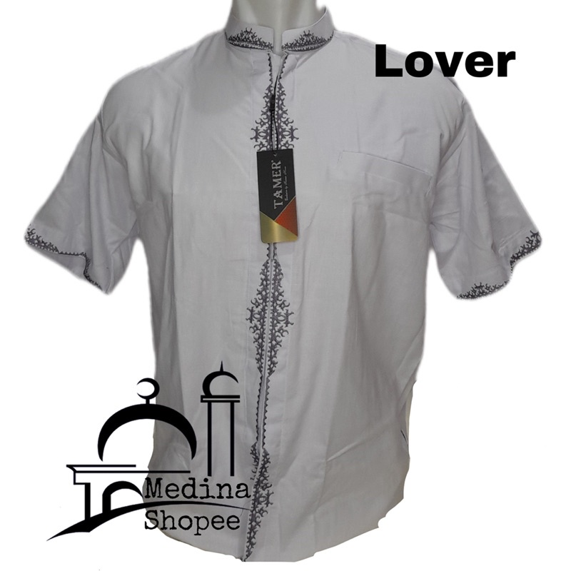 baju koko/taqwa TAMER EXCLUSIVE 2022 tipe LOVER khusus putih