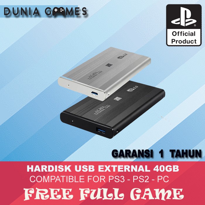 Hardis external Hdd PS2 - PS3 - PC Free Isi Permainan