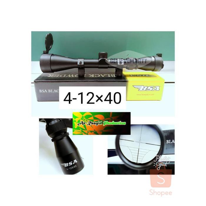 TEROPONG TPO2G281 TELESCOPE TELESKOP BSA BLACK POWDER 412X40