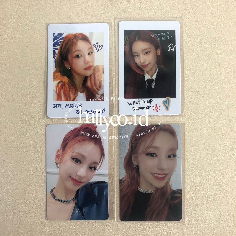 official photocard yeji / pc nbd / no bad days juli agustus september itzy