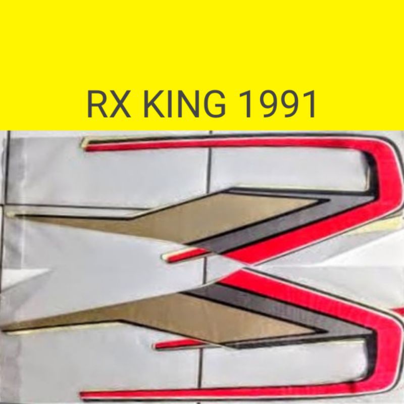 STICKER / STRIPING AKSESORIS LIS BODY SEPEDA MOTOR YAMAHA RX KING 1991