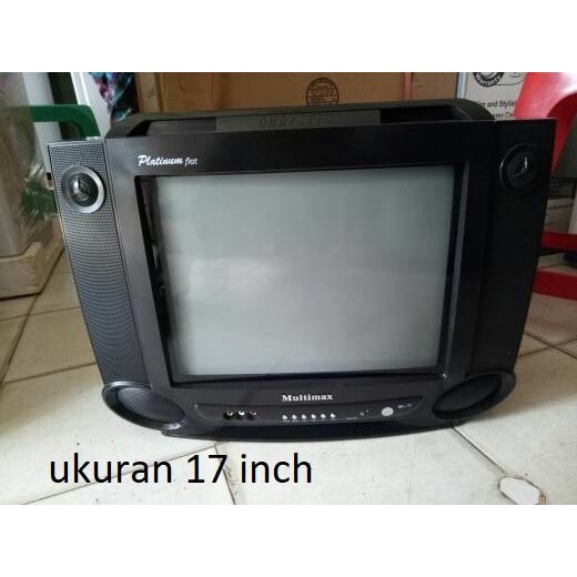 new tv tabung tivi 17inch 17" 17 inch multimax garansi murah