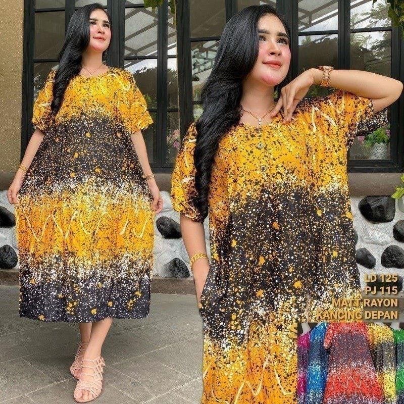 DASTER JUMBOO SOFTY KEKINIAN RAYON LD 120 LENGAN PENDEK BAHAN ADEM BUSUI BUMIL BEST SELLERo-DJ POPPY