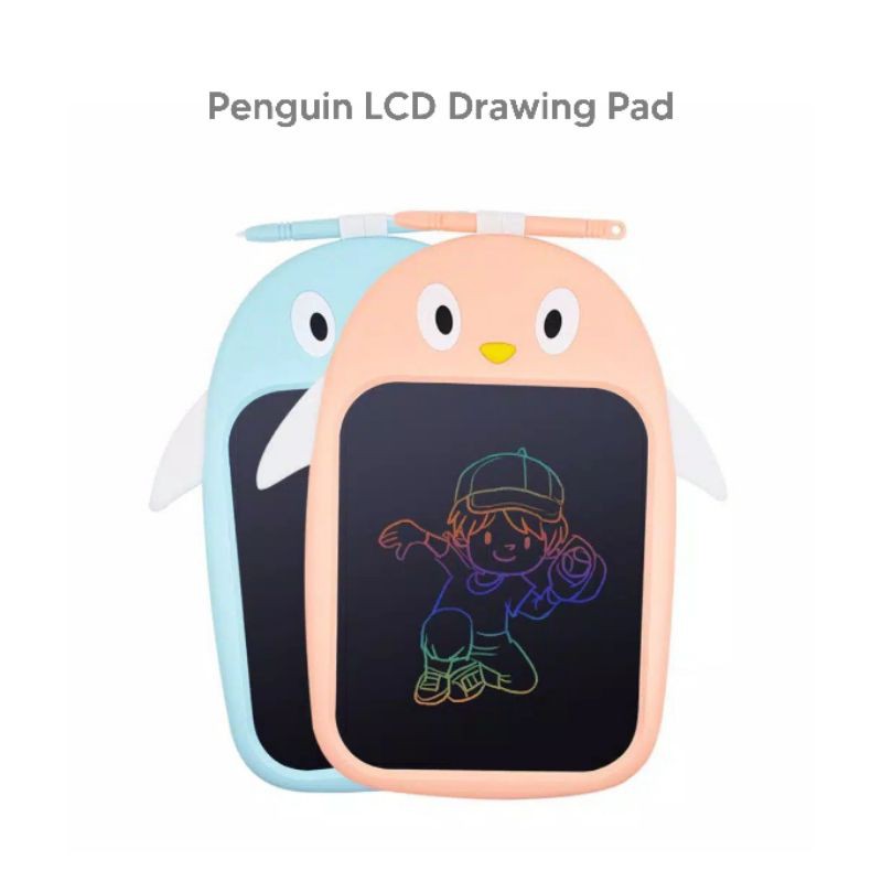 TOYS | Penguin LCD Writing / Drawing Pad / Papan Tulis Anak / LCD Writing Board 8.5&quot;