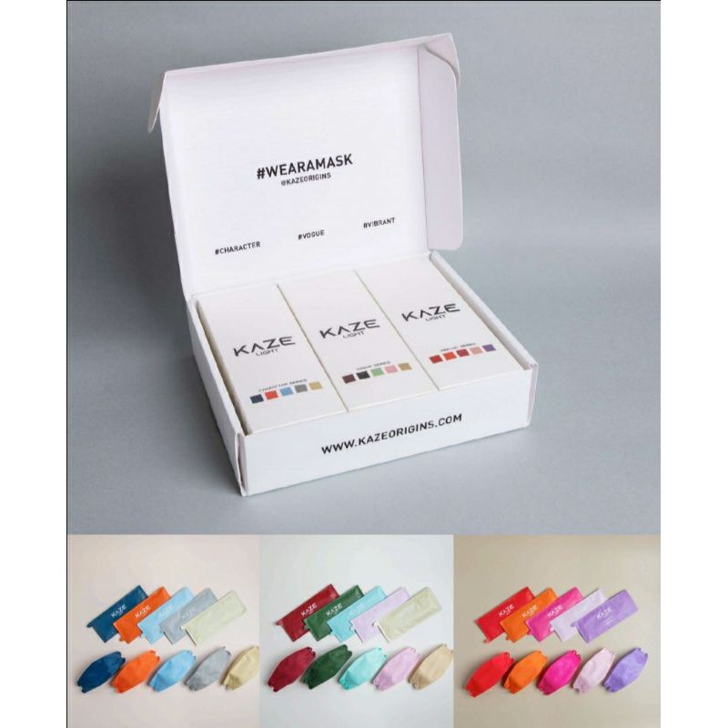 KAZE MASK LIGHT VARIETY BUNDLE INCLUDE BOX