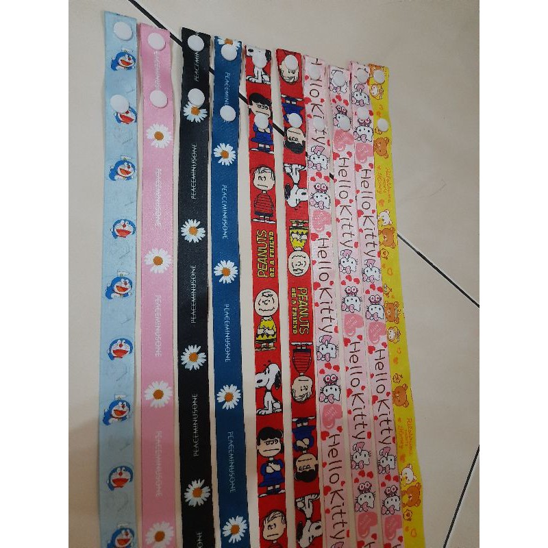 TALI MASKER ANAK. model kancing