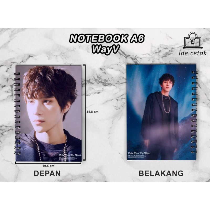 

[TERLARIS] Notebook WayV Unofficial A6 / Buku Diary Notes A6 Kpop Murah | BACA DESKRIPSI !!
