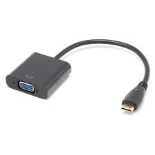 Kabel Converter Mini Hdmi to VGA Adapter