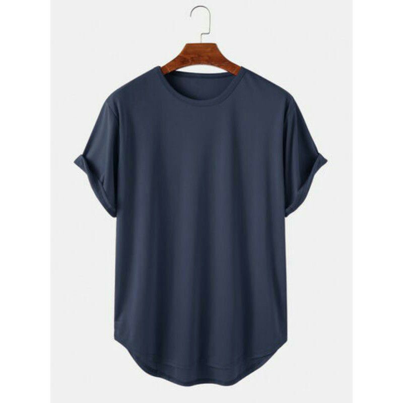 Basic T-shirt Longline Kaos polos kaos longline