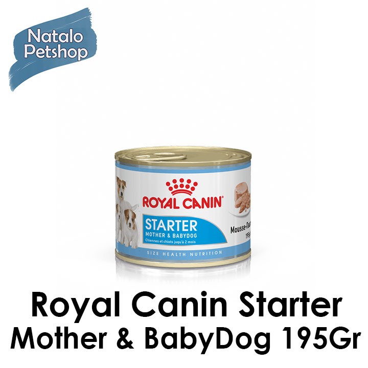 Royal Canin Mini Starter Mother &amp; Baby Dog Wet Food 195Gr/Mousse/Makanan Basah Anak Anjing &amp; Menyusui