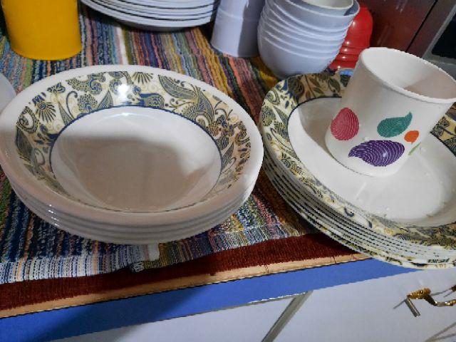 Mangkok Cantik Baso Soto Melamine 7 Motif Onyx 2407s