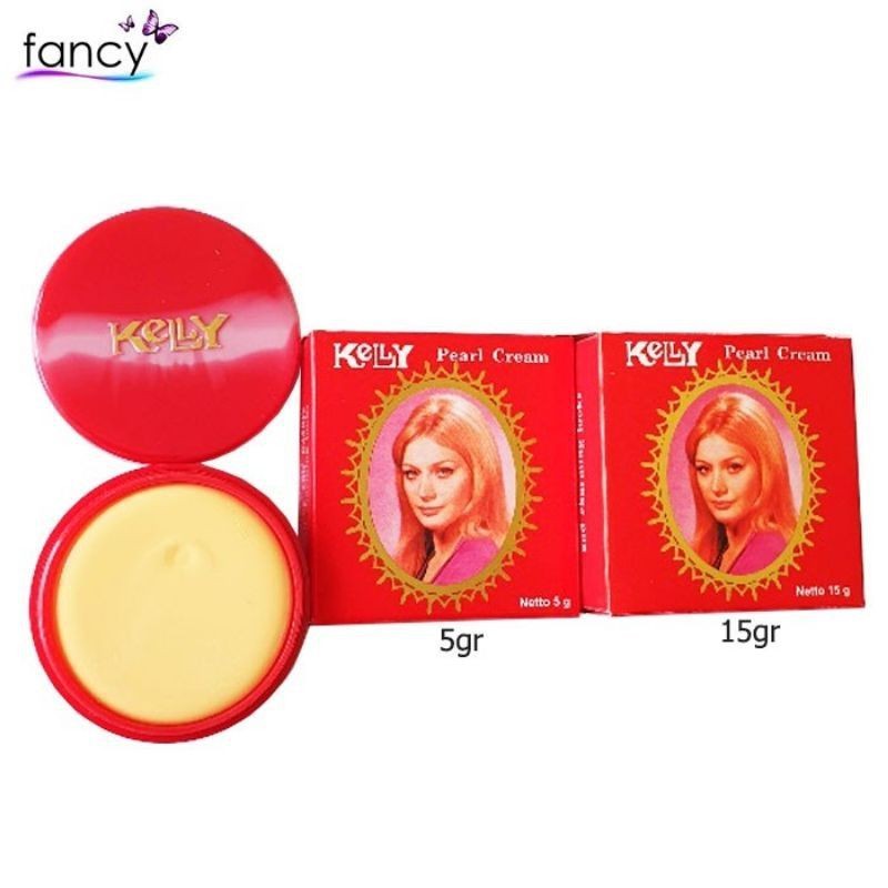 ok_ngeng (ORI) KELLY Pearl Cream || Bedak Kelly Kecil & Besar (Bisa COD)