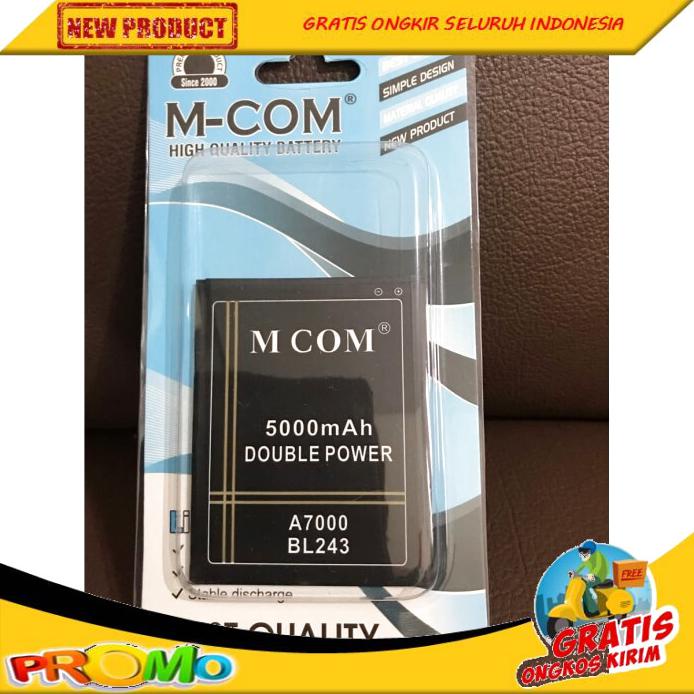 TERBARU LENOVO A7700 A7000 PLUS - MCOM BATERAI DOUBLE POWER BOLEH RESELLER