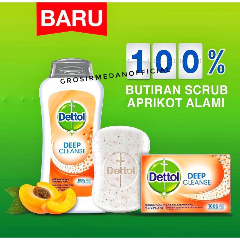 DETTOL SOAP SABUN BATANG ANTISEPTIK - BUNUH KUMAN NO 1 AMAN HALUS LEMBUT DI KULIT - SABUN MANDI ANTI KUMAN DETOL