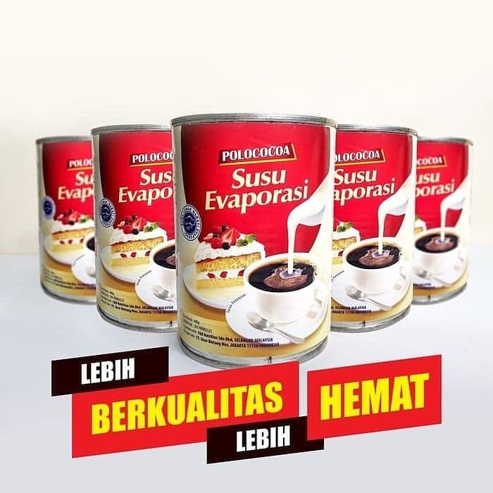 Susu Evaporasi Polococoa 400ml / Susu Evaporated Milk