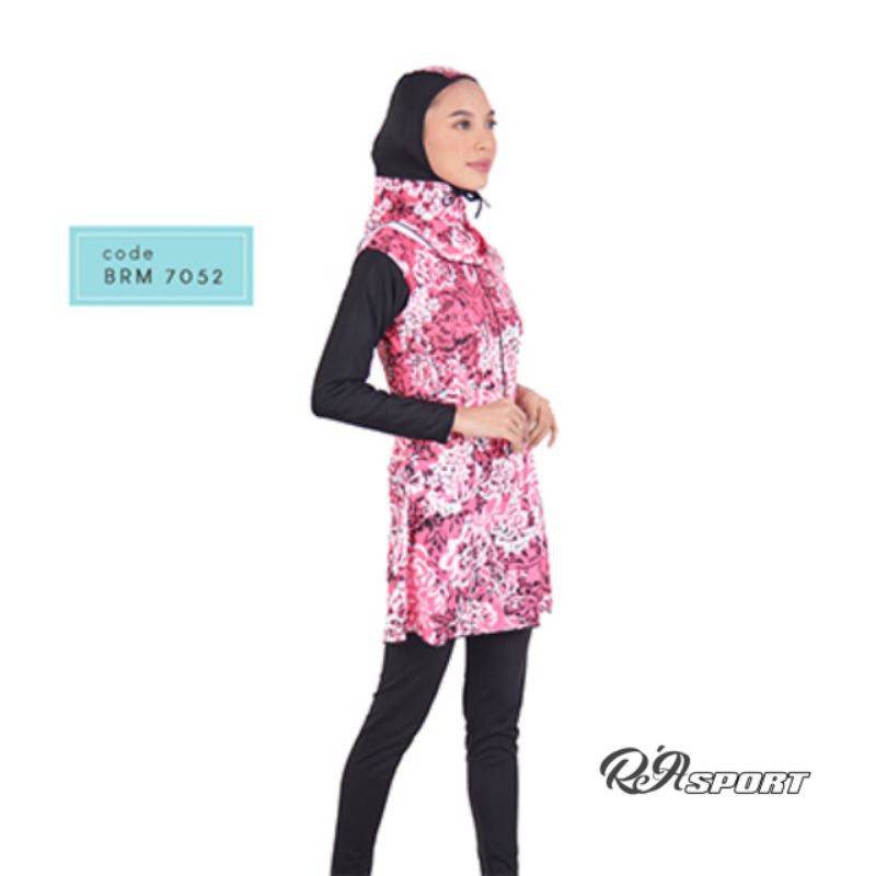BAJU RENANG MUSLIMAH MOTIF/ BAJU RENANG / DIVING WANITA