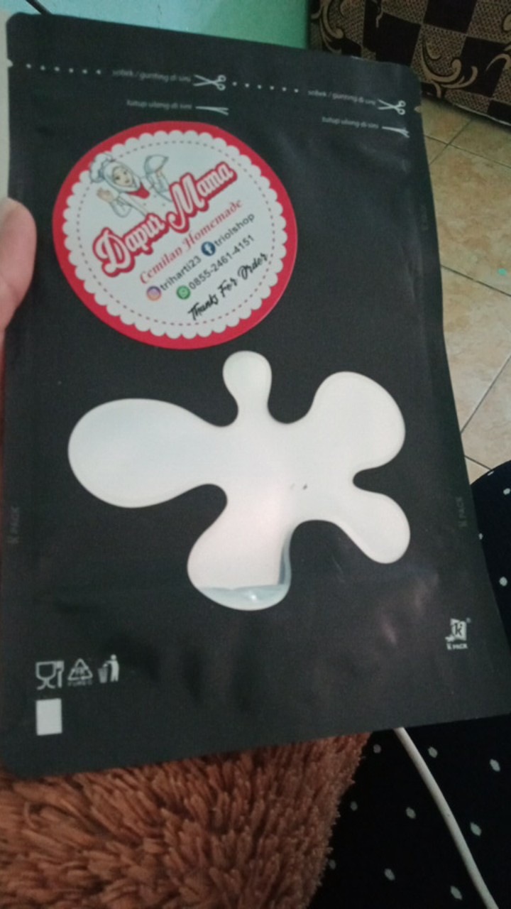 Standing Pouch Window Transmetz 13x20cm 250gr, Hitam, Termurah!