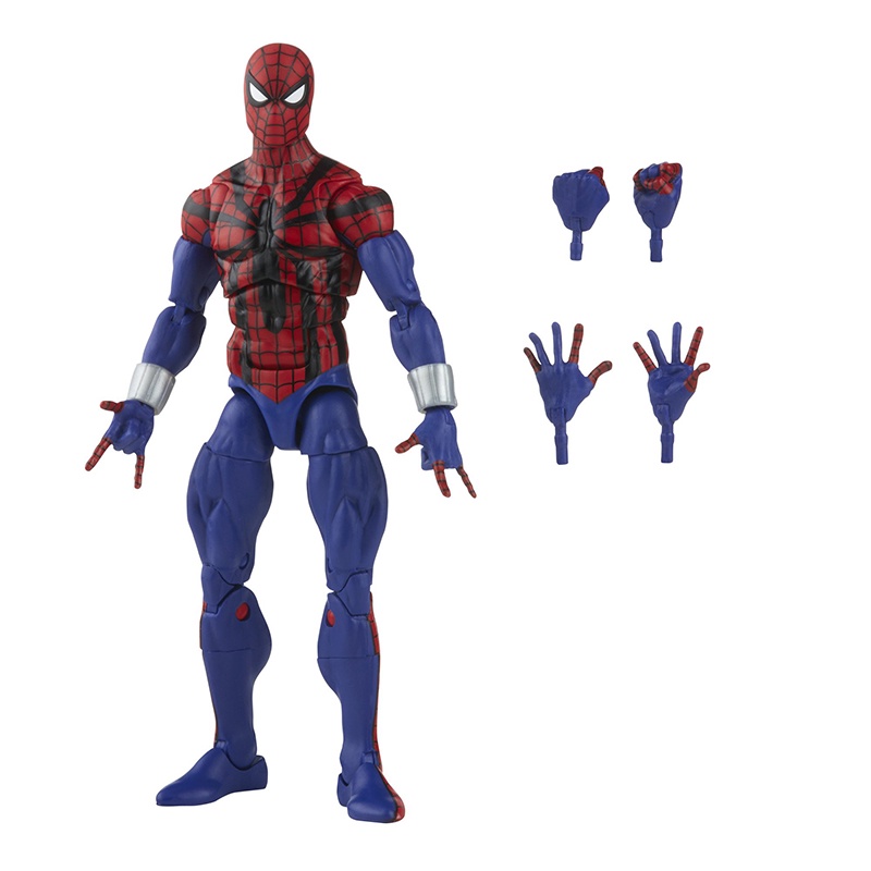 Mainan Boneka Action Figures Model Anime Spiderman Legends Ben Reilly / Symbiote Retro Bahan PVC Untuk Hadiah