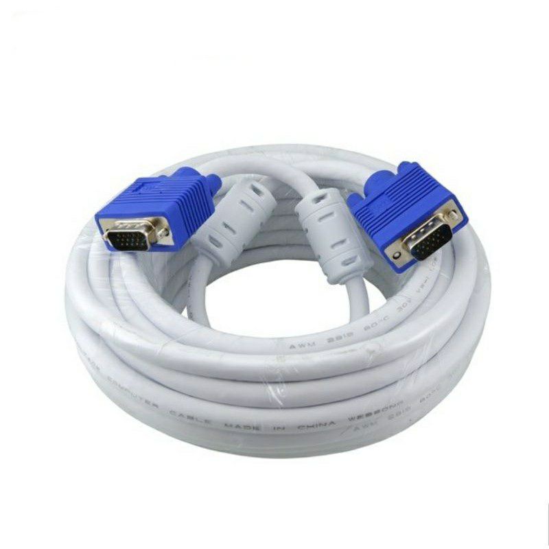 KABEL VGA 10 METER MALE TO MALE HIGH QUALITY VGA CABLE 10M
