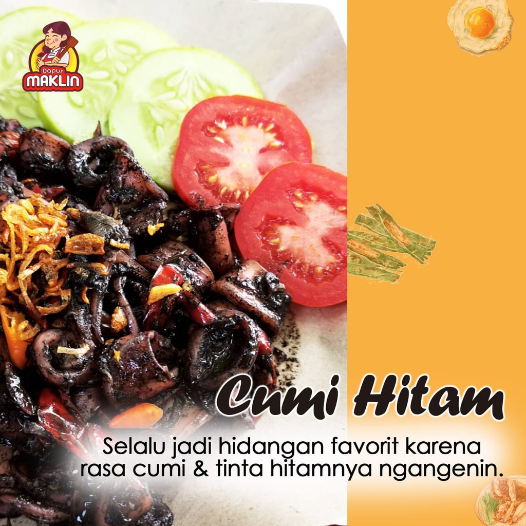 

Cumi Hitam Frozen Food Siap Makan / Ready to Eat Surabaya