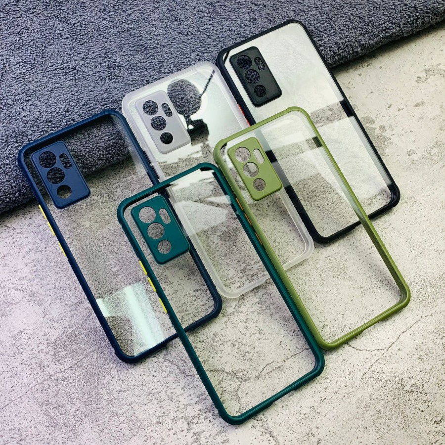 VIVO V23E Y21T Y21S Y21 2021 Y33S V21 4G V21 5G V20 SE V20 V20 2021 V19 CASE SOFT UME MIQILIN TRANSPARAN FUZE PROTECT CAMERA HARDCASE PELINDUNG CAMERA CASING COVER BENING CLEAR v20se
