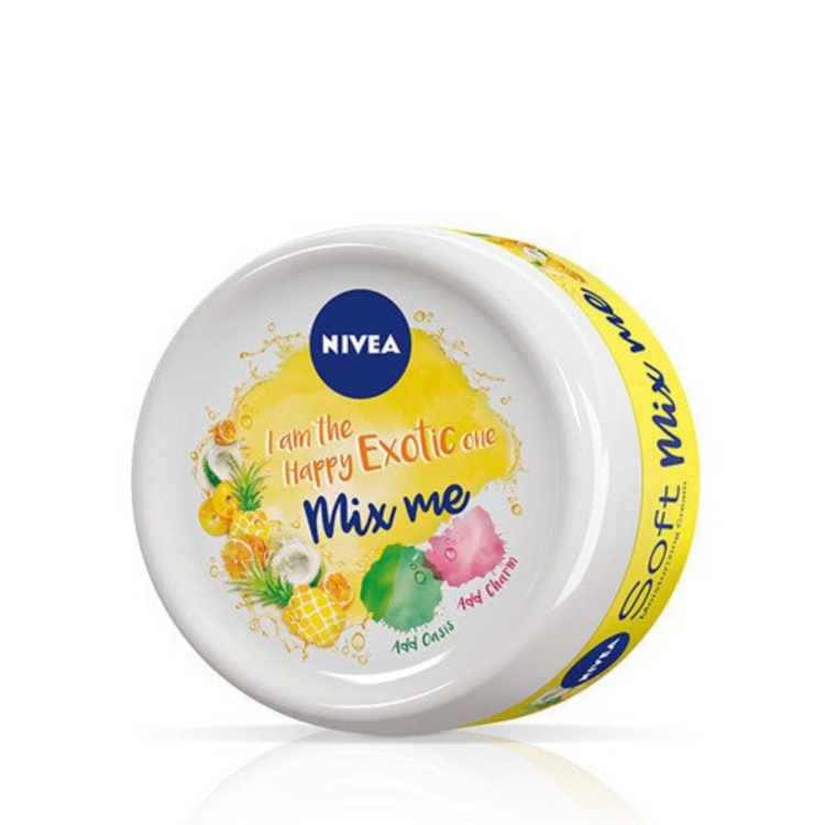 `ღ´ PHINKL `ღ´ Nivea Soft Cream pelembab im happy exotic mix me moist moisturizer campuran serum