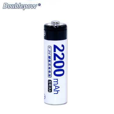 DOUBLEPOW Baterai Cas AA NiMH 1.2V 2200mAh 4 PCS - DP-AA780-Putih