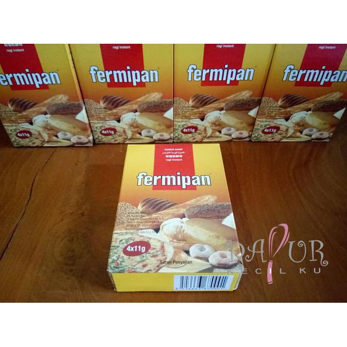 

Toko-Bahan-Kue- Ragi Fermipan 4 X 11 Gr/Ragi Kering/Yeast -Terlengkap-Termurah-Dijamin.