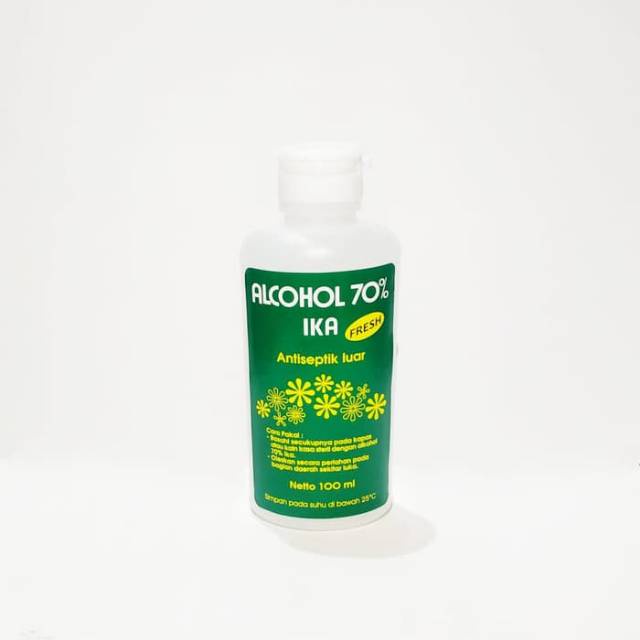 ALKOHOL 70% Antiseptik IKA Fresh &amp; Cool Ukuran 100ml