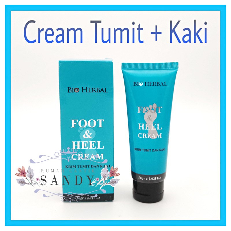 Bio Herbal Foot and Heel Cream ~ Krim Tumit dan Kaki Pecah Pecah BPOM