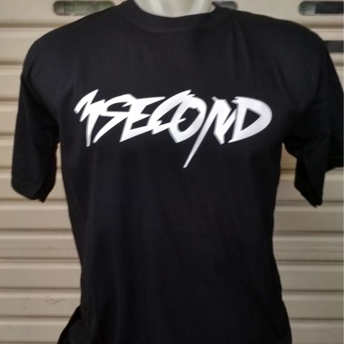 3SECOND KAOS 3SECOND THREE SECOND CUSTOM LENGAN PENDEK 3SECOND THREE SECOND HITAM